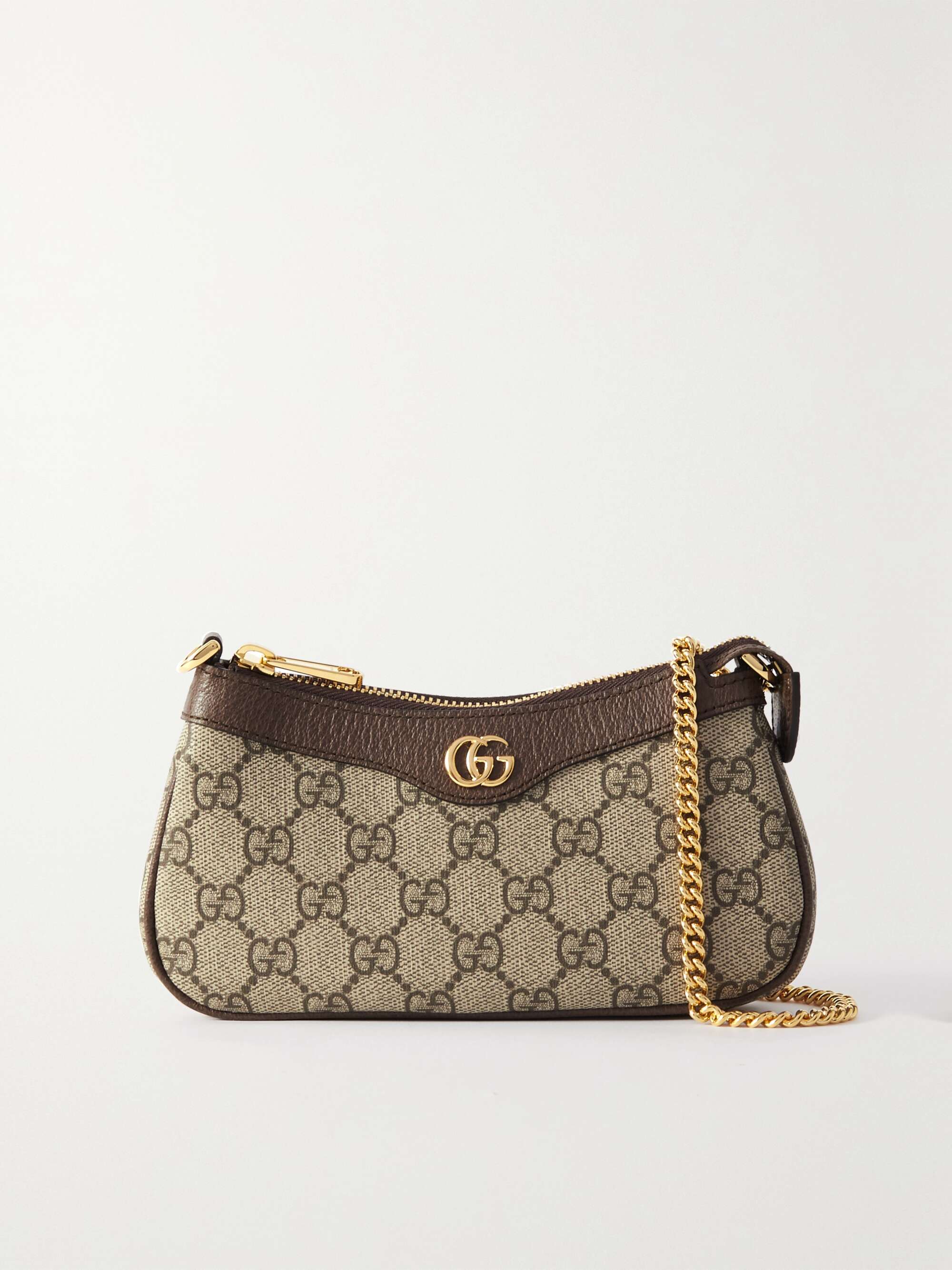 Brown monogram shoulder bag